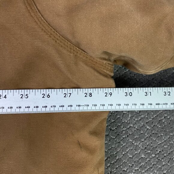 Vintage 90s Dickies Jacket Mens 2XL Tan Detroit Style Workwear Chore Distressed - Picture 10 of 14